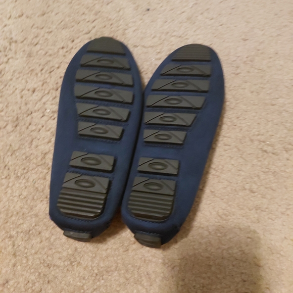 Navy Blue Men's Loafers with Rubber Sole - Picture 5 of 5